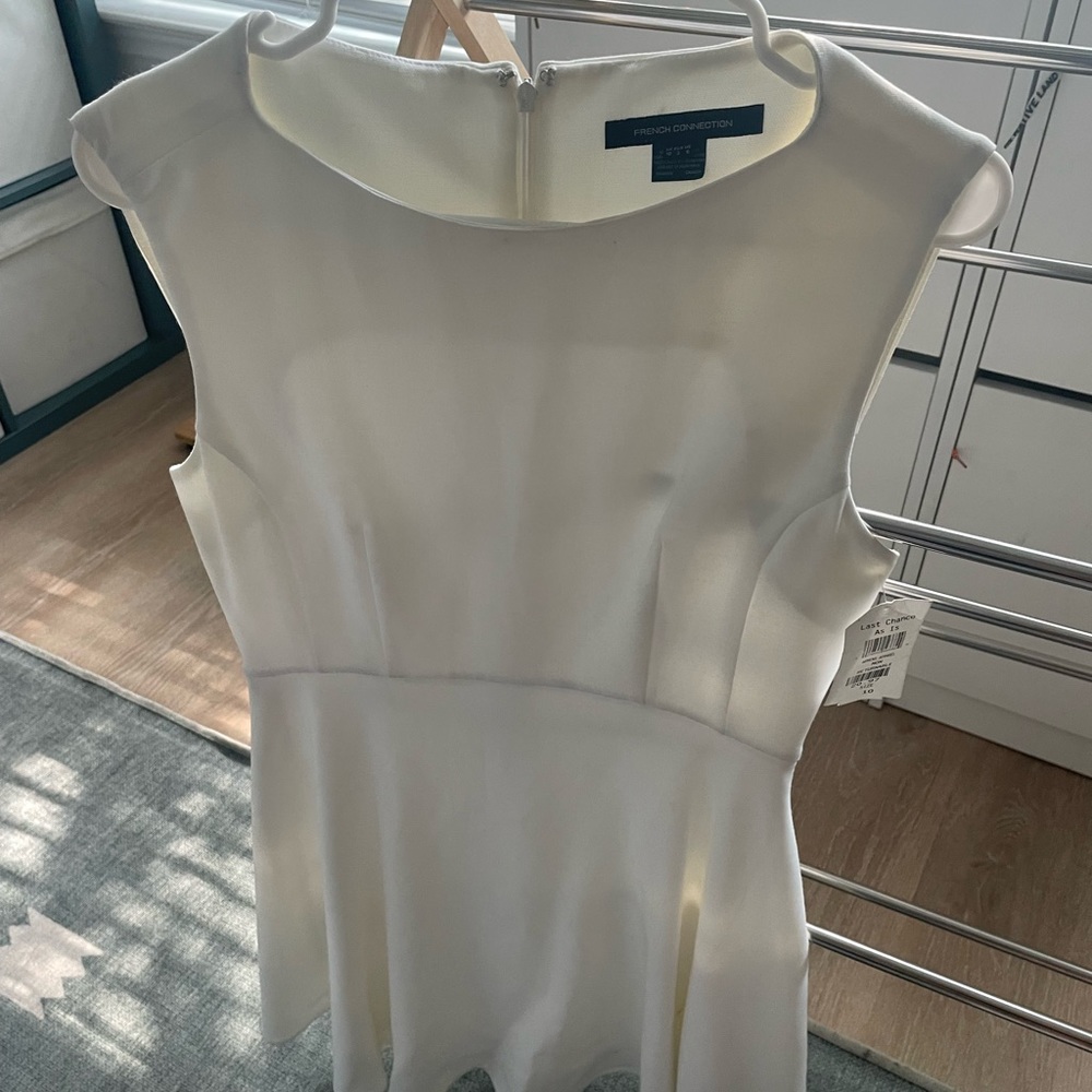 White French Connection Peplum dress - size 6